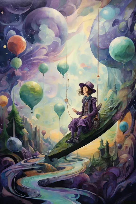 Curvilinear Fantasy Worlds