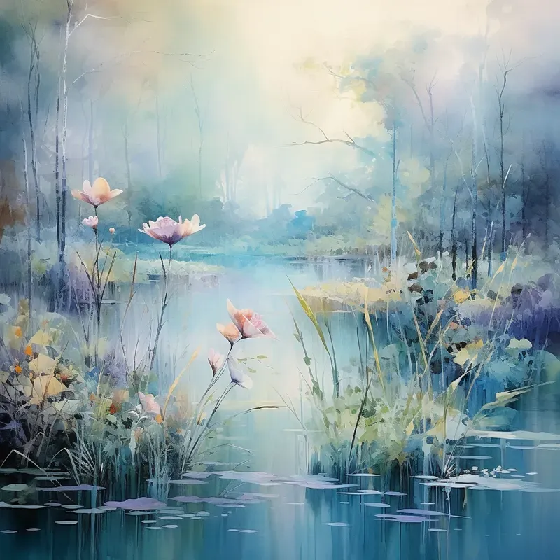 Enchanting Dreamscapes In Watercolors