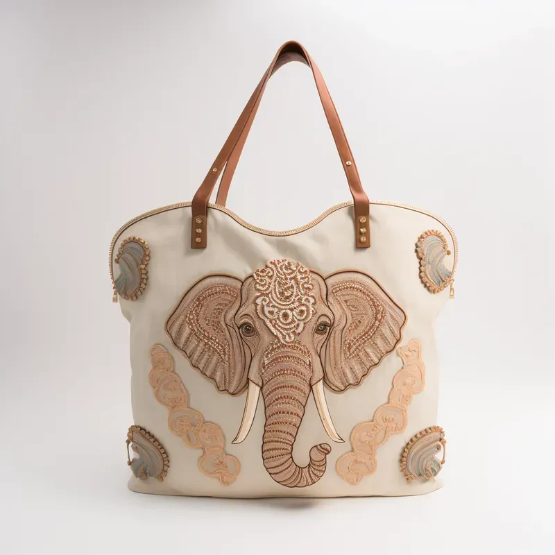 Embroidered Luxury Tote Bag Designs