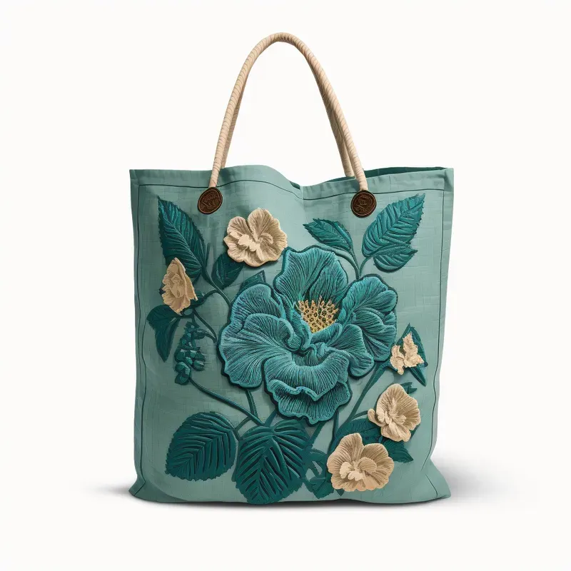Embroidered Luxury Tote Bag Designs