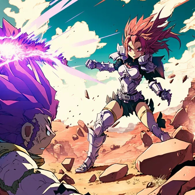 Anime Fights Comic Pages