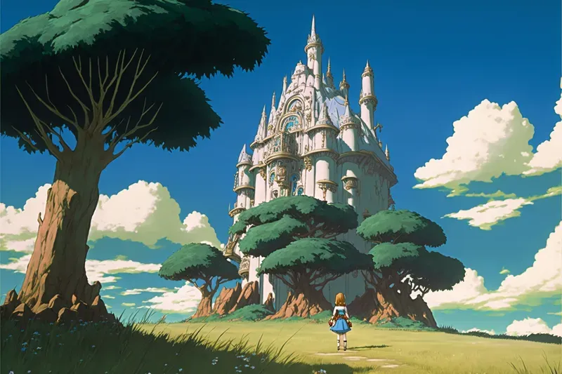 Studio Ghibli Style Backgrounds
