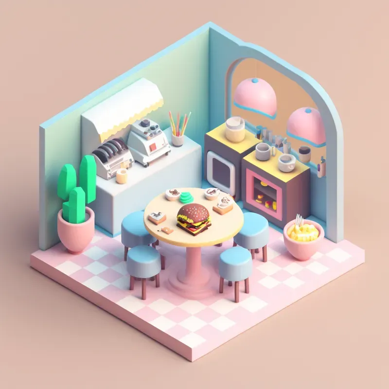 Cute 3D Clay Figures