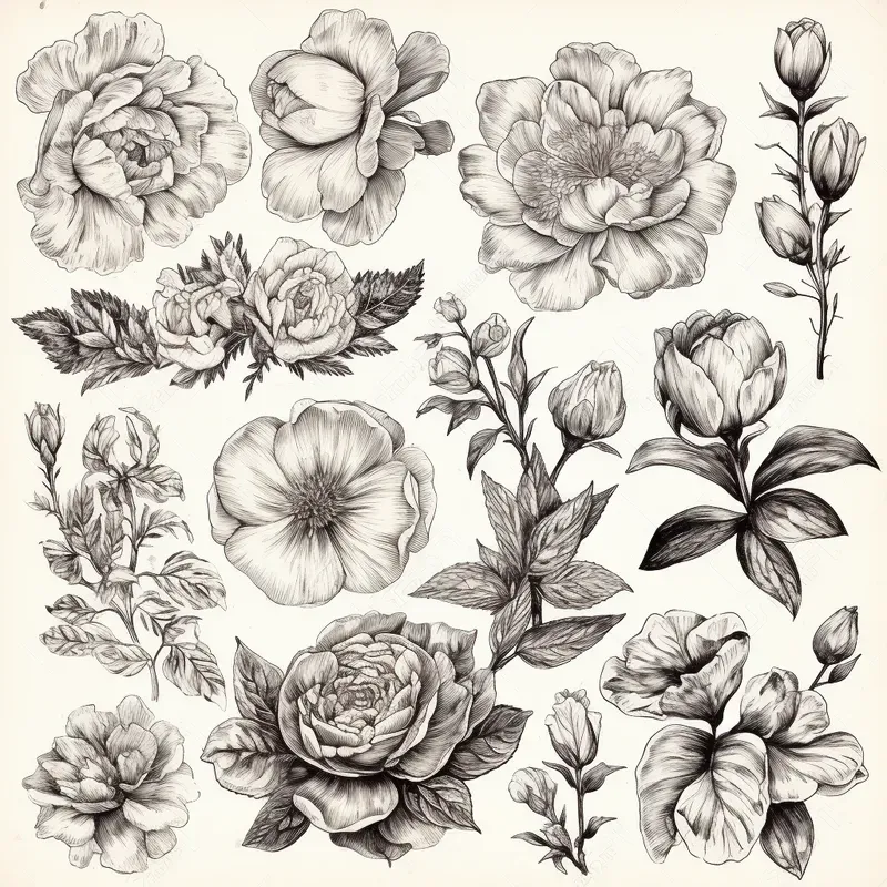 Vintage Ink Collections Illustrations