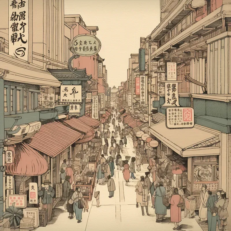Ukiyoe Japanese Illustrations