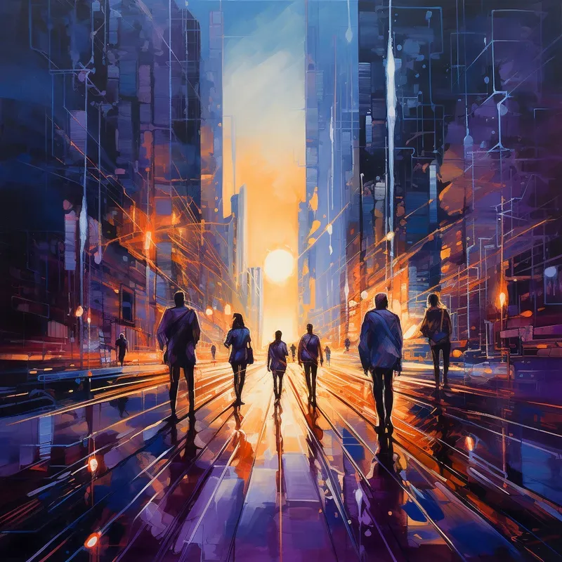 Neofuturism Paintings