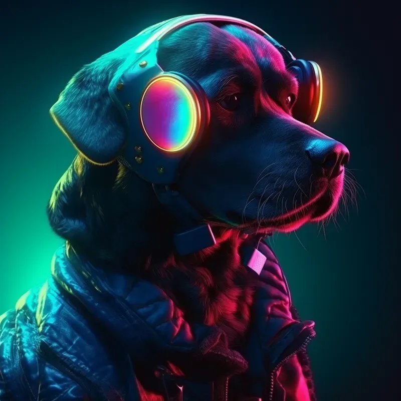 Neon Bionic Animals