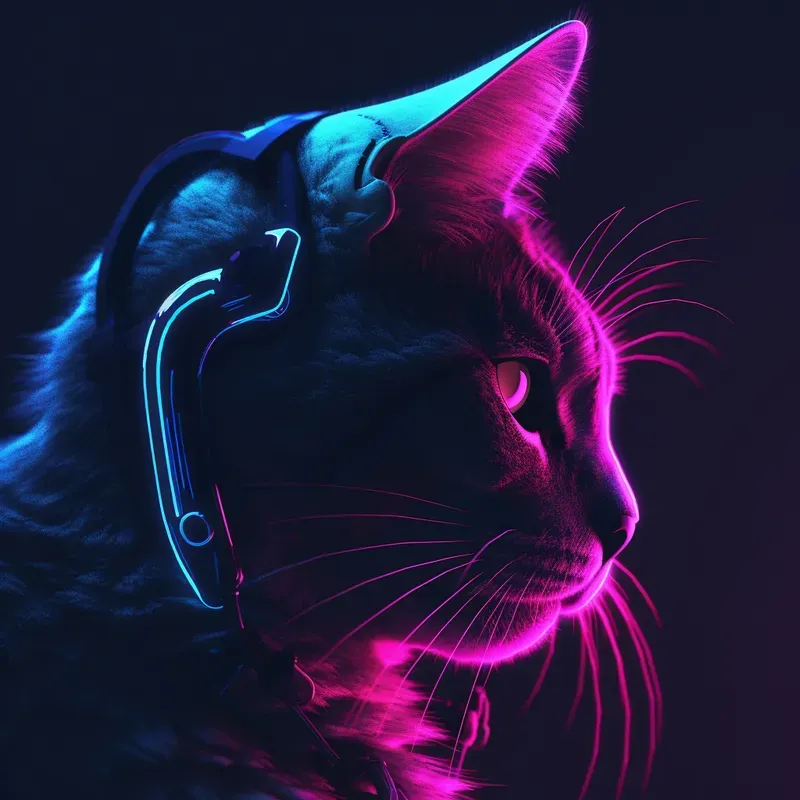 Neon Bionic Animals