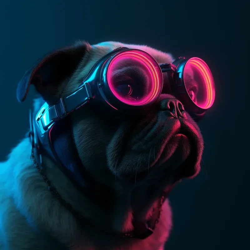 Neon Bionic Animals