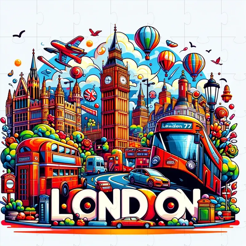 City Postcards With Text