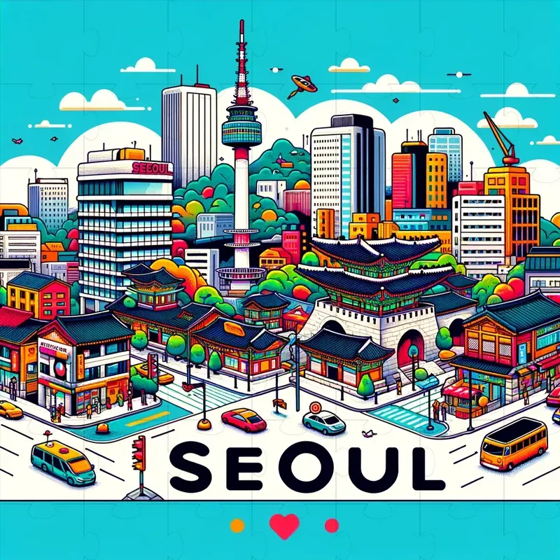 City Postcards With Text