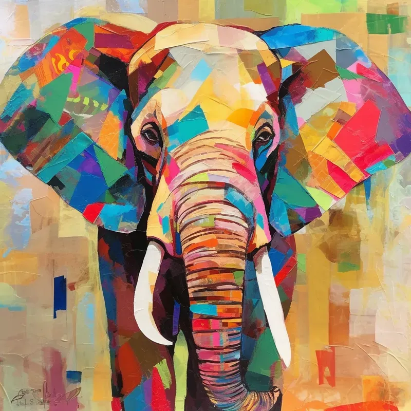 Colorful Abstract Portraits