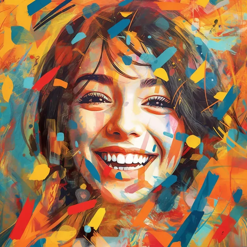 Colorful Abstract Portraits
