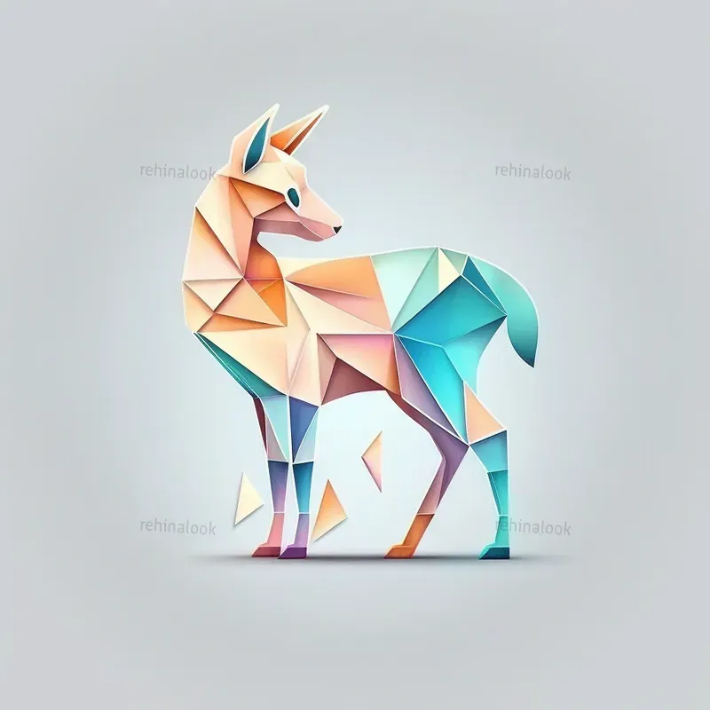 Geometric Gradient Logos