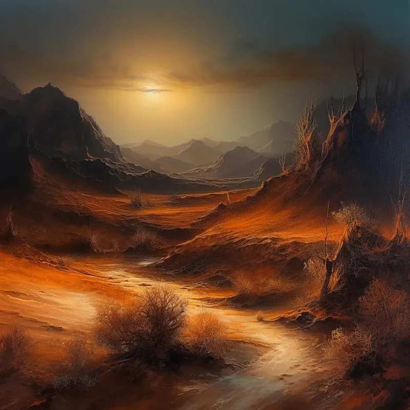 Antique Art Still Lifes And Landscapes