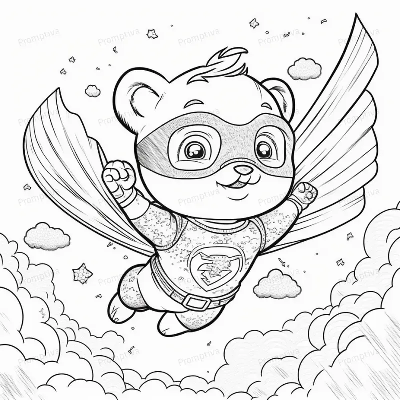 Coloring Pages Toddlerkids Children-heroes