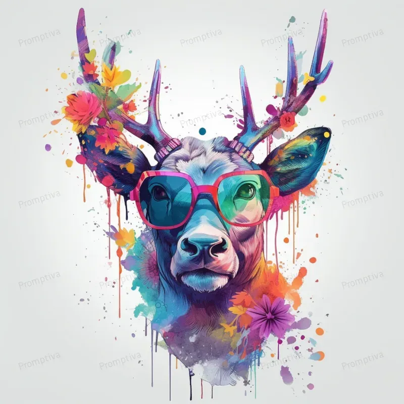 Colorful T-shirt Designs Prints