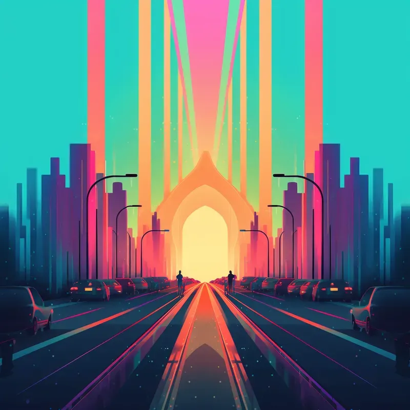 Symmetries Into Digital Pop Art