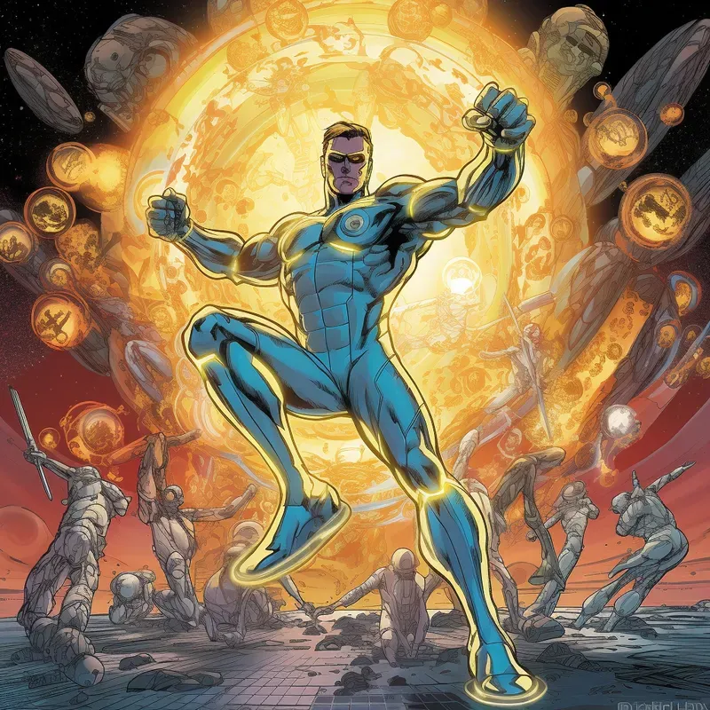 Dynamic Superhero Showdowns