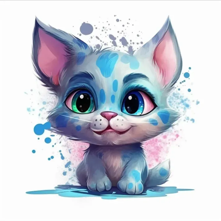 Cute Watercolor Animals For Kids