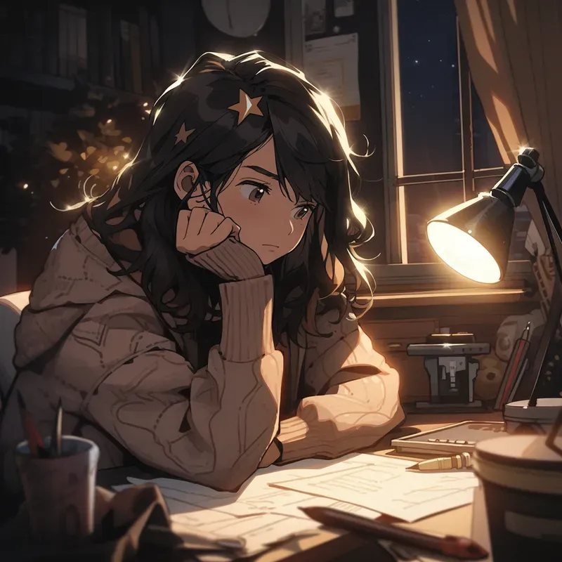 Lofi Hip Hop Chilling Anime Wallpaper
