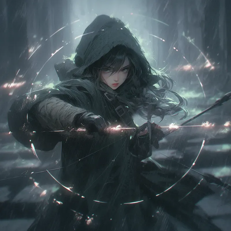 Futurism Cyber Martial Art Warriors