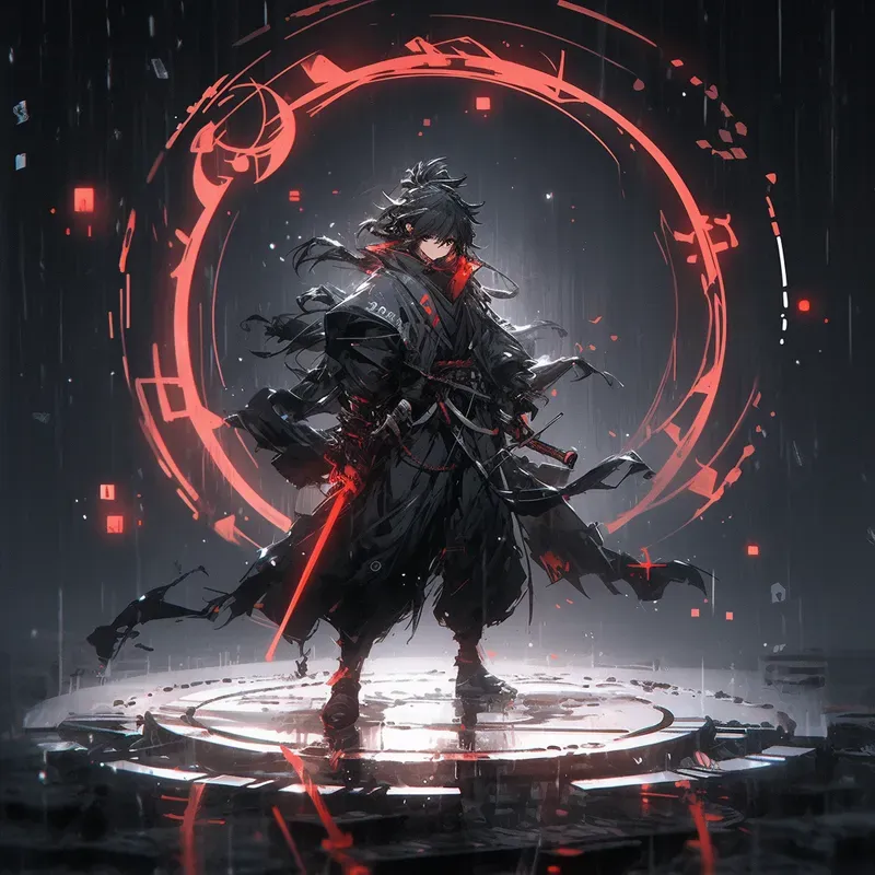 Futurism Cyber Martial Art Warriors