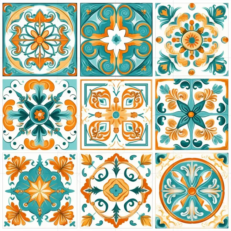 Azulejo Style Patterns