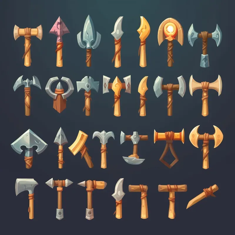 2D Game Icon Spritesheets