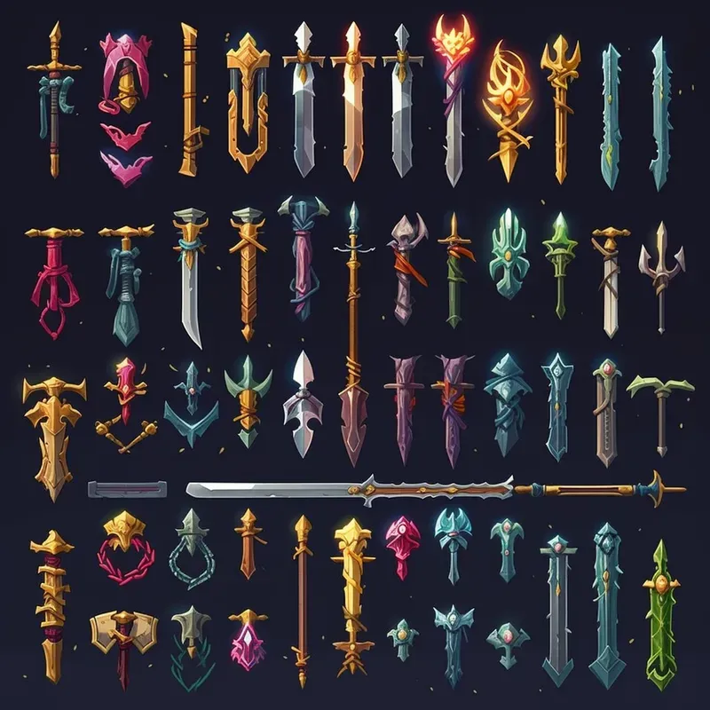 2D Game Icon Spritesheets