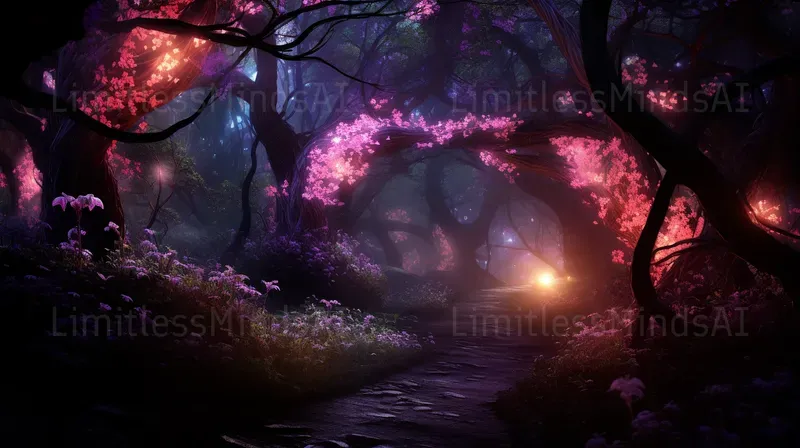 Mystical Worlds Uv Luminescences