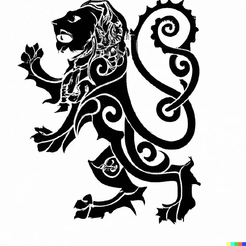 Celtic Lion Tattoo