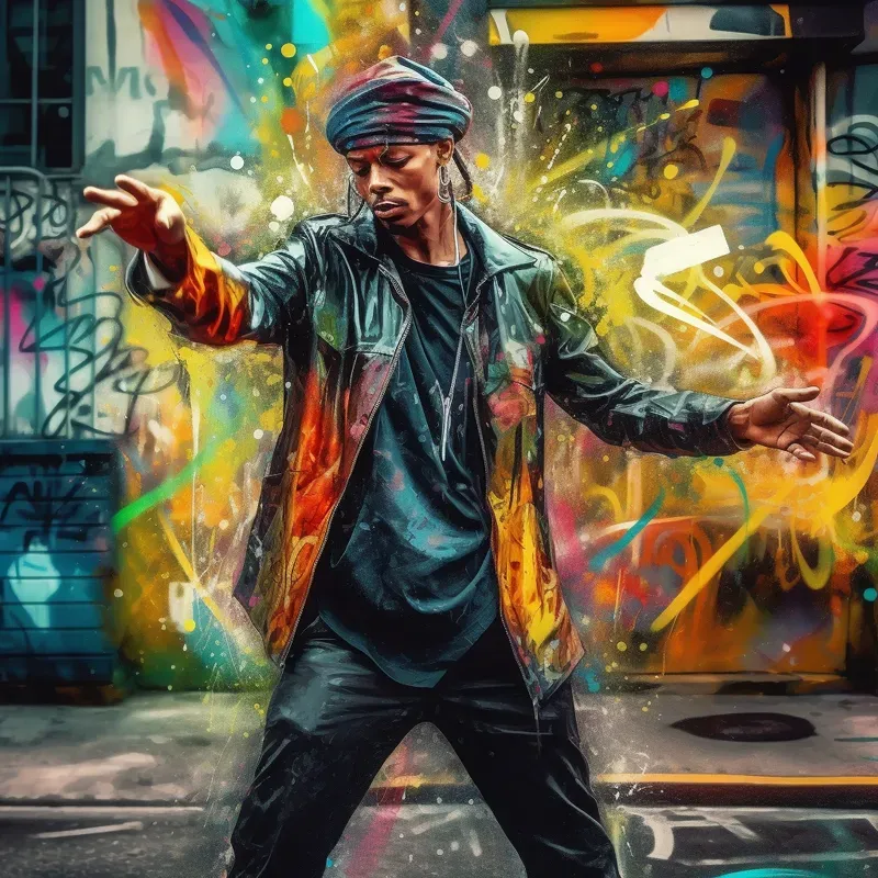Dynamic Street Art Portraits