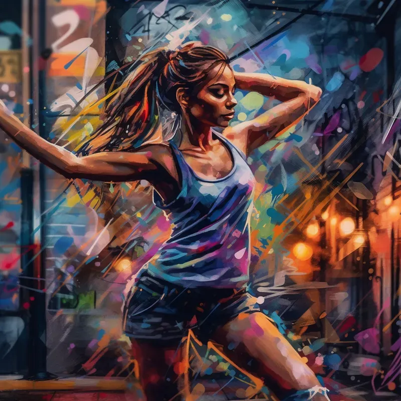 Dynamic Street Art Portraits