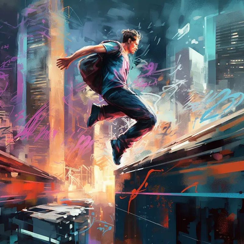 Dynamic Street Art Portraits