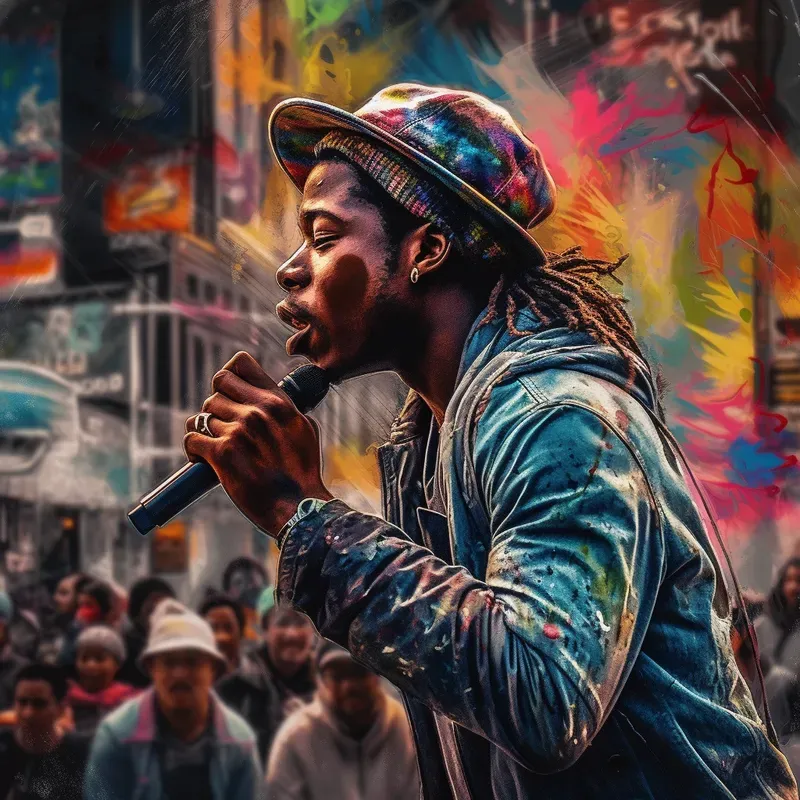 Dynamic Street Art Portraits