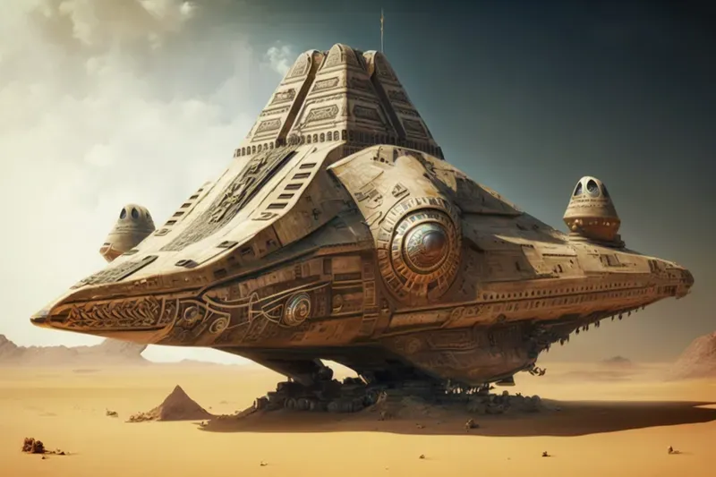 Customizable Alien Spaceship