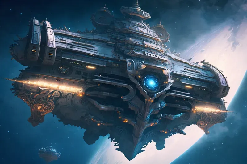 Customizable Alien Spaceship
