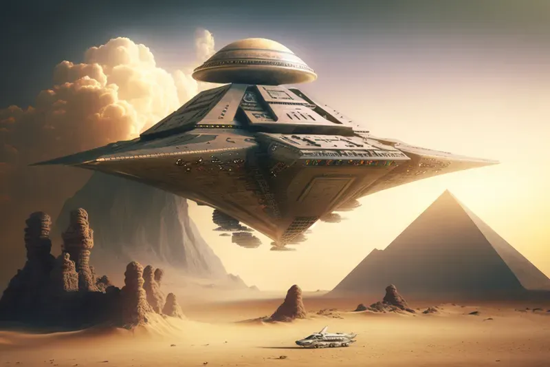 Customizable Alien Spaceship