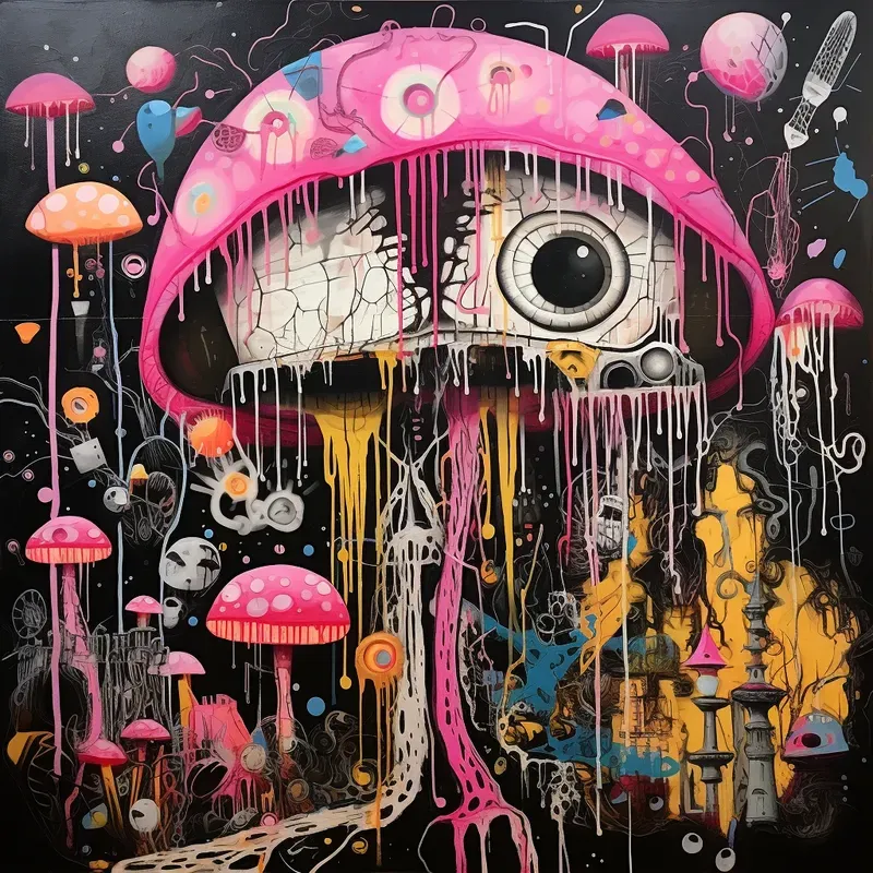 Bizarre Trippy Drippy Artworks