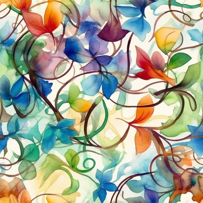 Abstract Watercolor Patterns