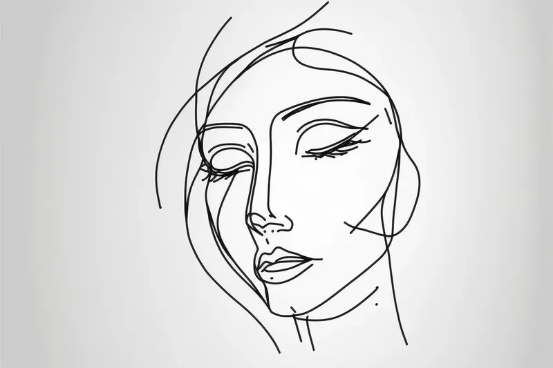 Abstract Line Art