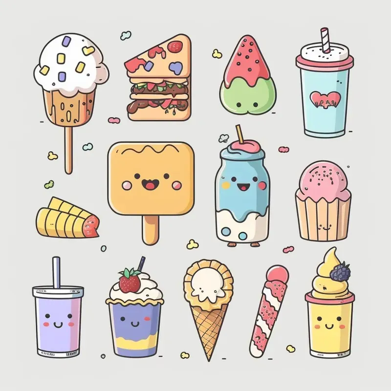 Cute Pastel Sticker Packs