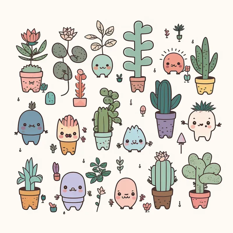 Cute Pastel Sticker Packs