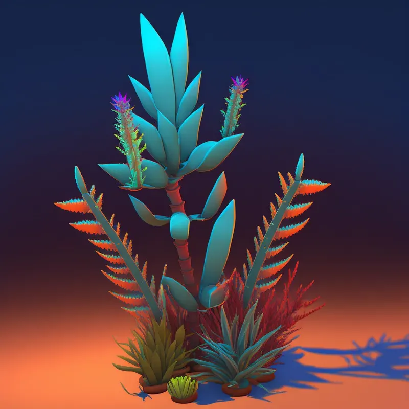 Pixar 3D Plants