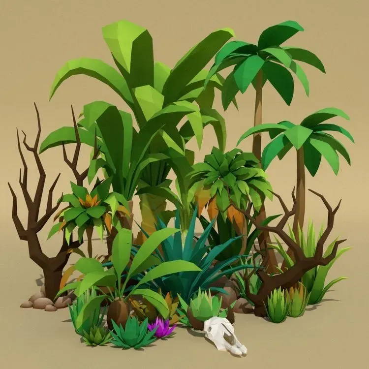 Pixar 3D Plants