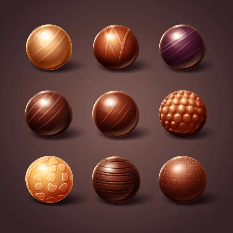 Vibrant 3D Sweet Treat Icons