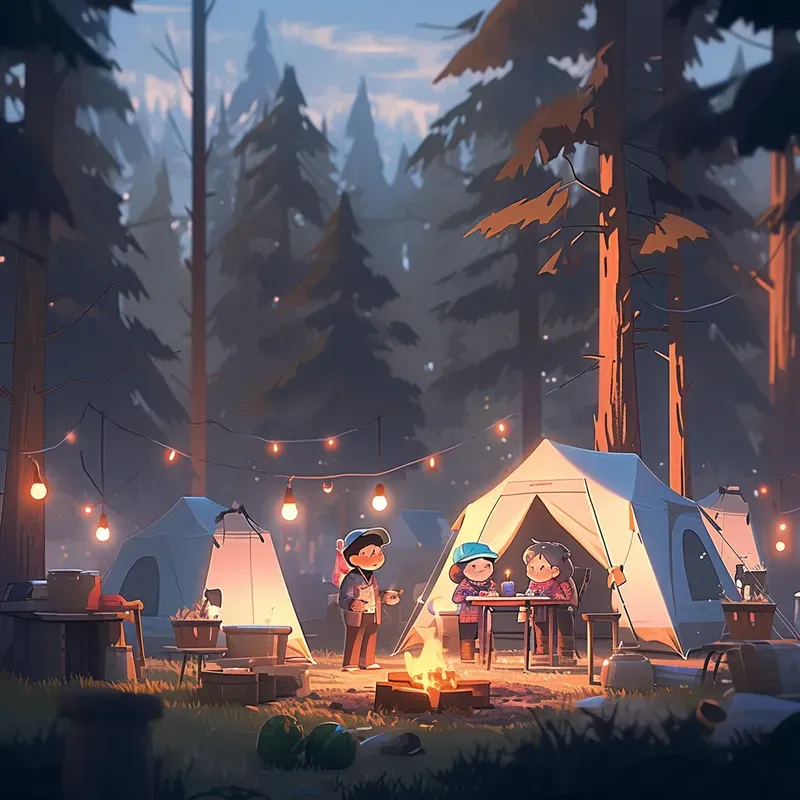 Comic Animation Film Scenes