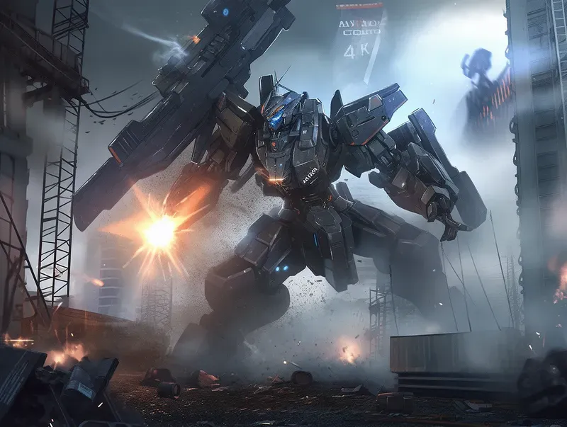 Action Shots For Mechas In Film