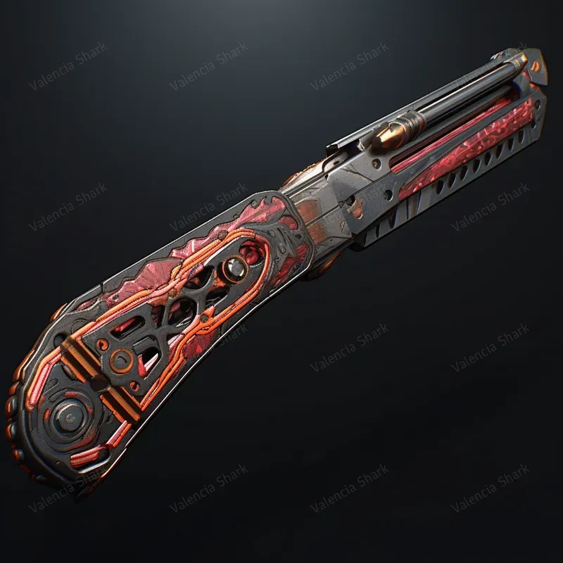 Realistic Gsgo Pistols Knives 3D